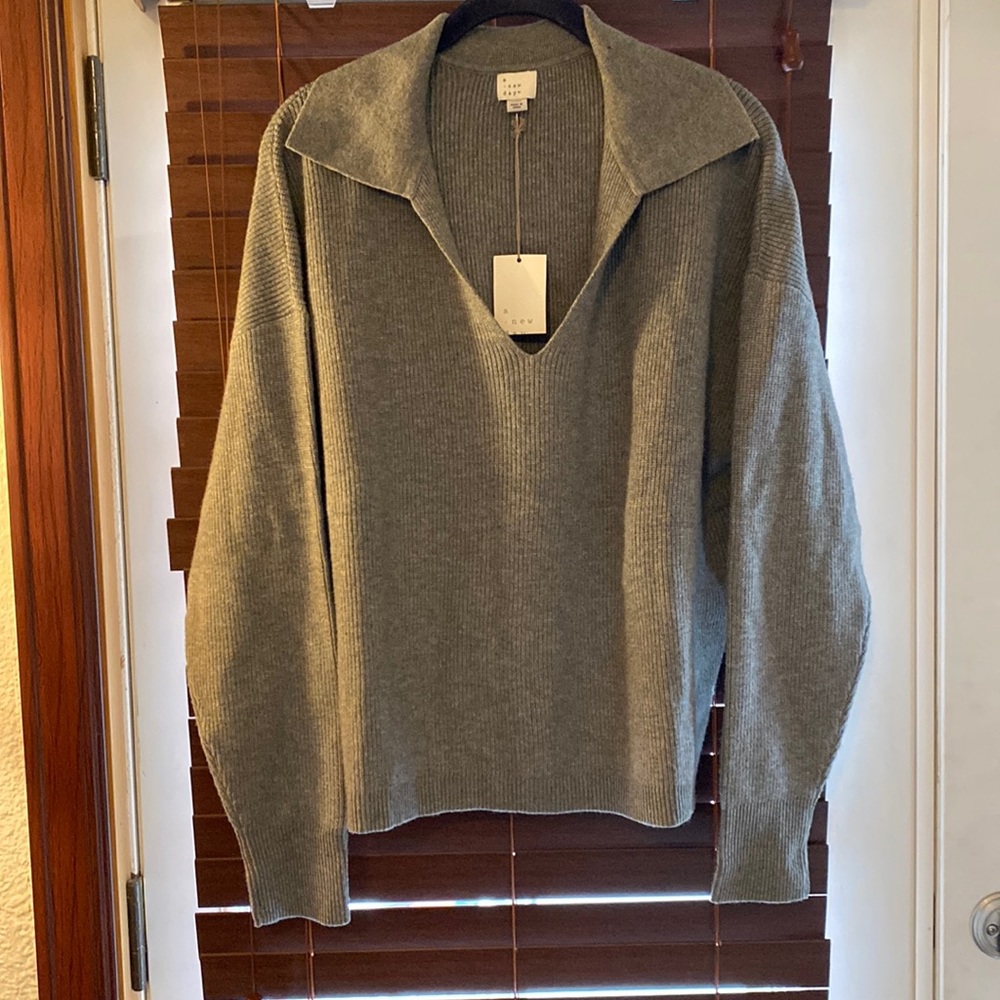 NWT A New Day Collared Sweater - Picture 2 of 5
